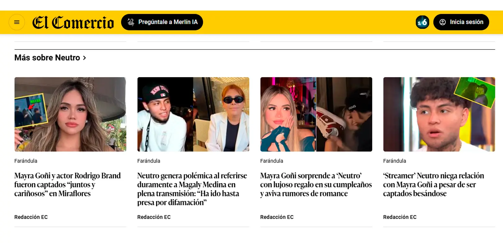 Mención de prensa