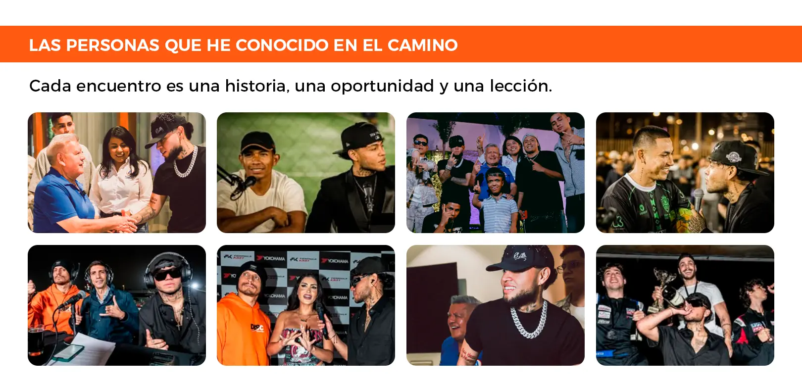 Personas que respaldan